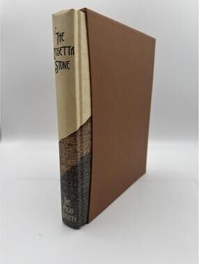 The Rosetta Stone Folio Society 2006 Hardcover Slipcase Egypt Book